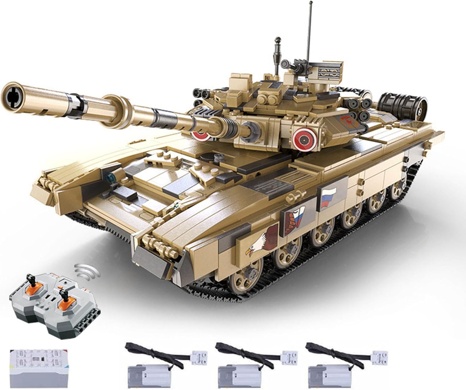 戦車ビルディングブロック、1:10軍用T-90戦車モデルキット