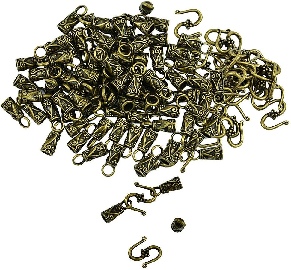 30セットアンティークブロンズSフック