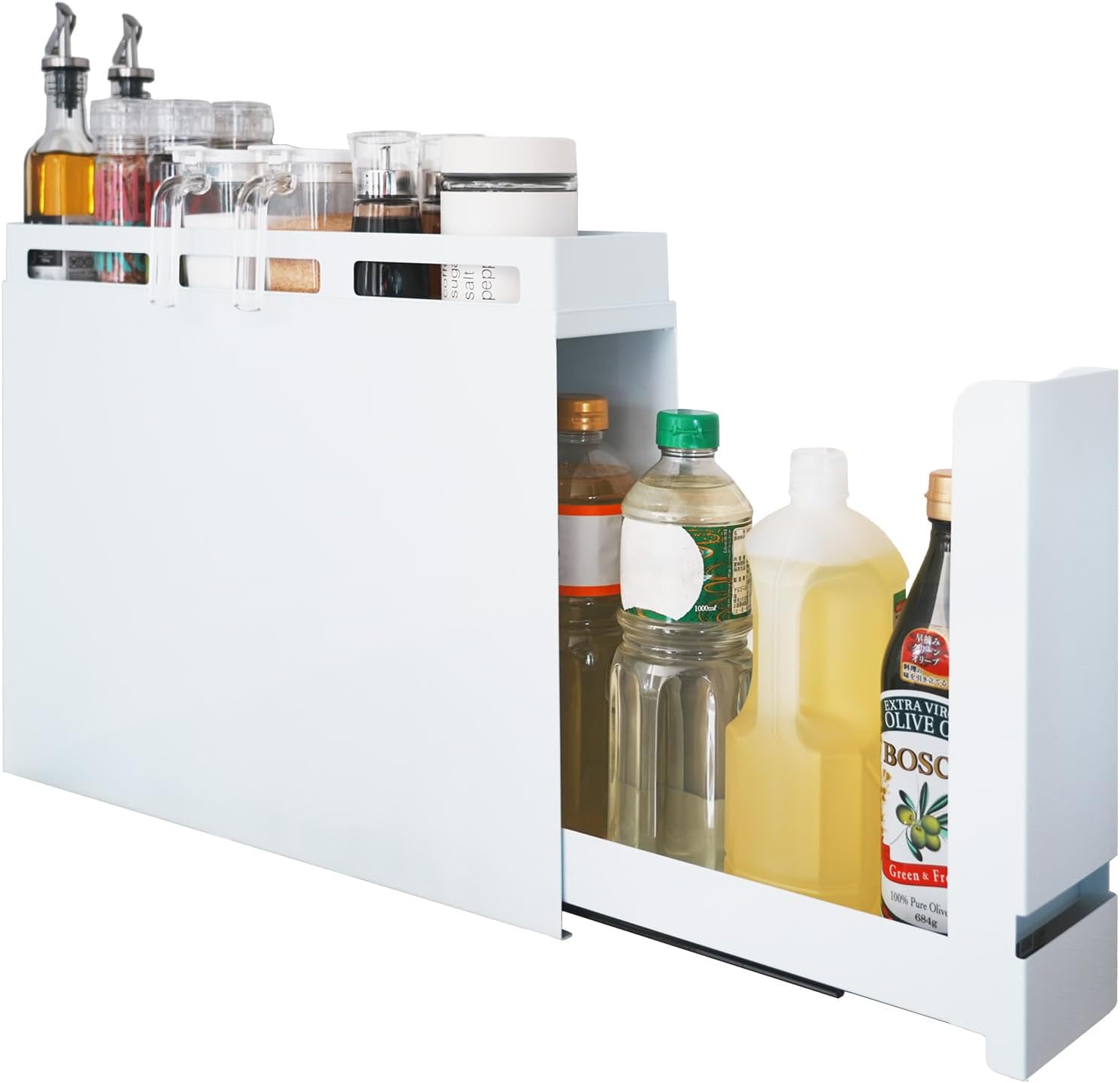 隠せる調味料ラック おしゃれ