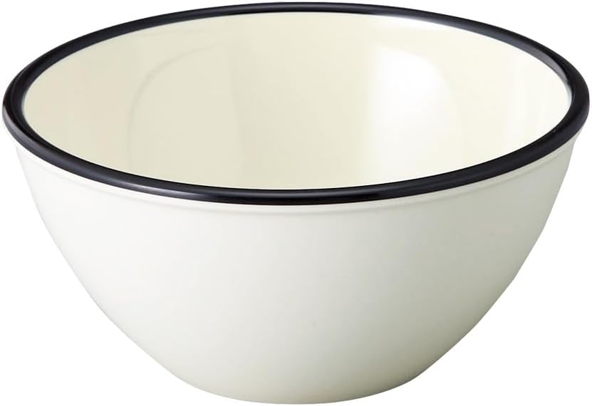 台和 ボウル 皿 メラミン食器 食洗機対応 アイボリー 12cm 350ml 1個入
